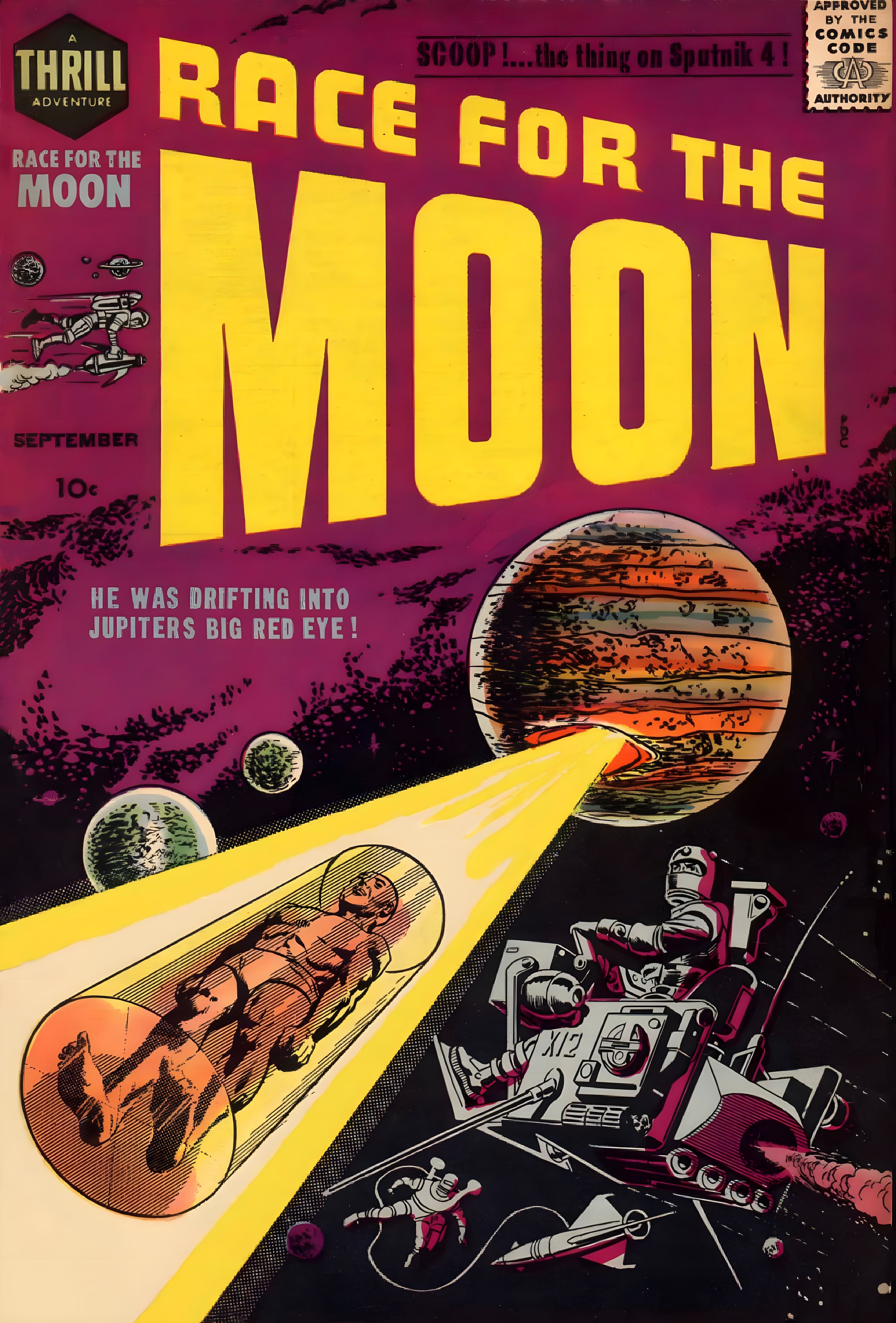 Race for the Moon #2 cover