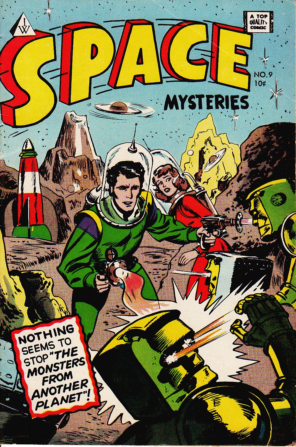 Space Mysteries #9 cover