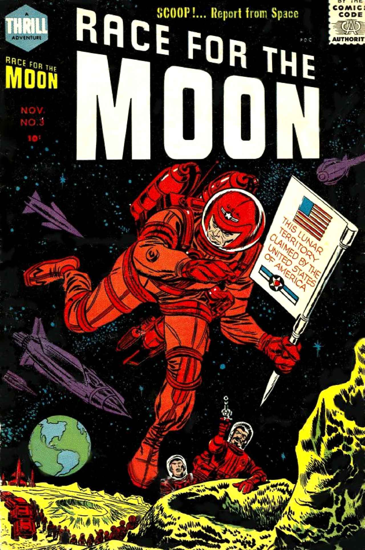 Race for the Moon #3 cover