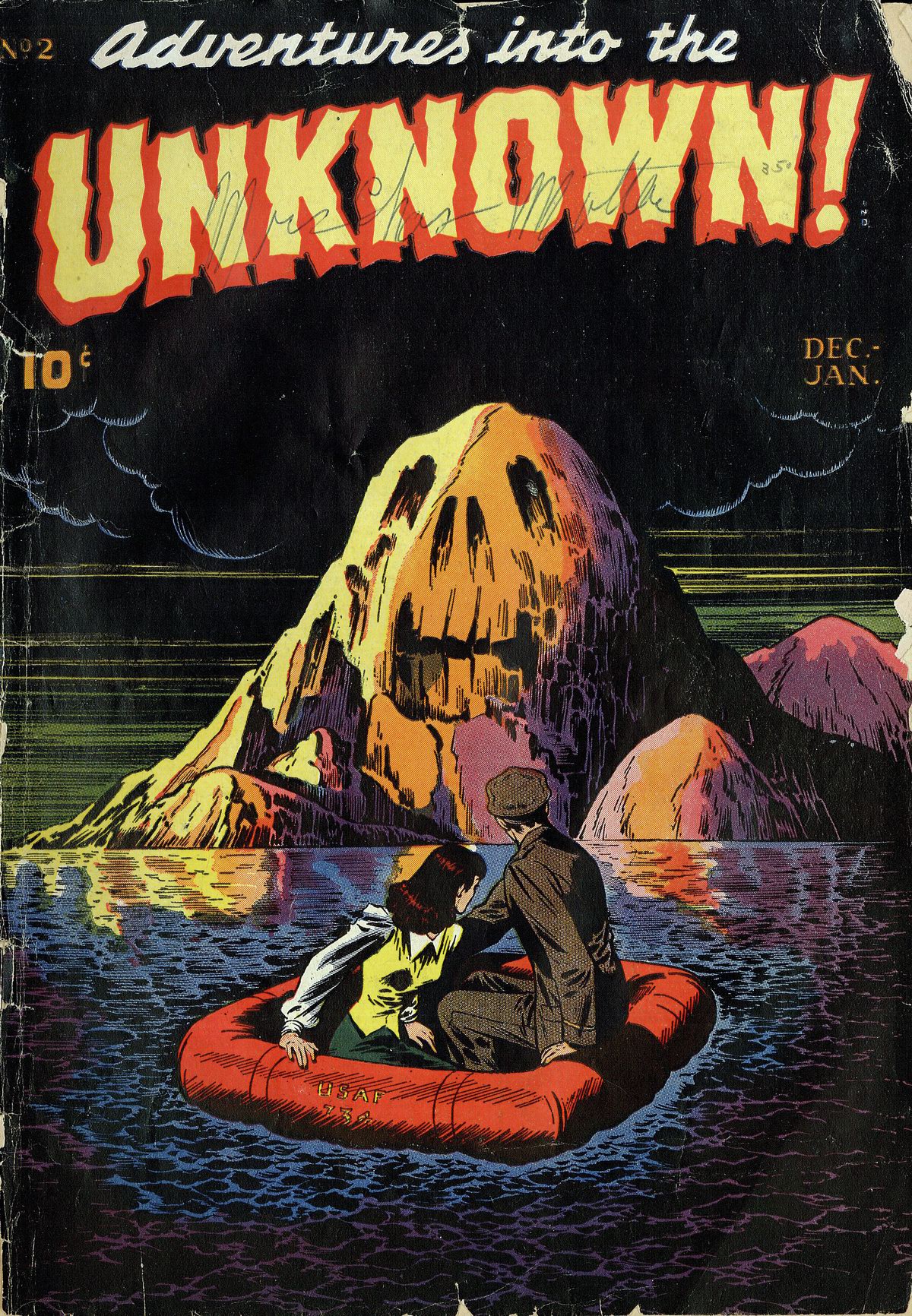 Adventures into the Unknown #2 cover